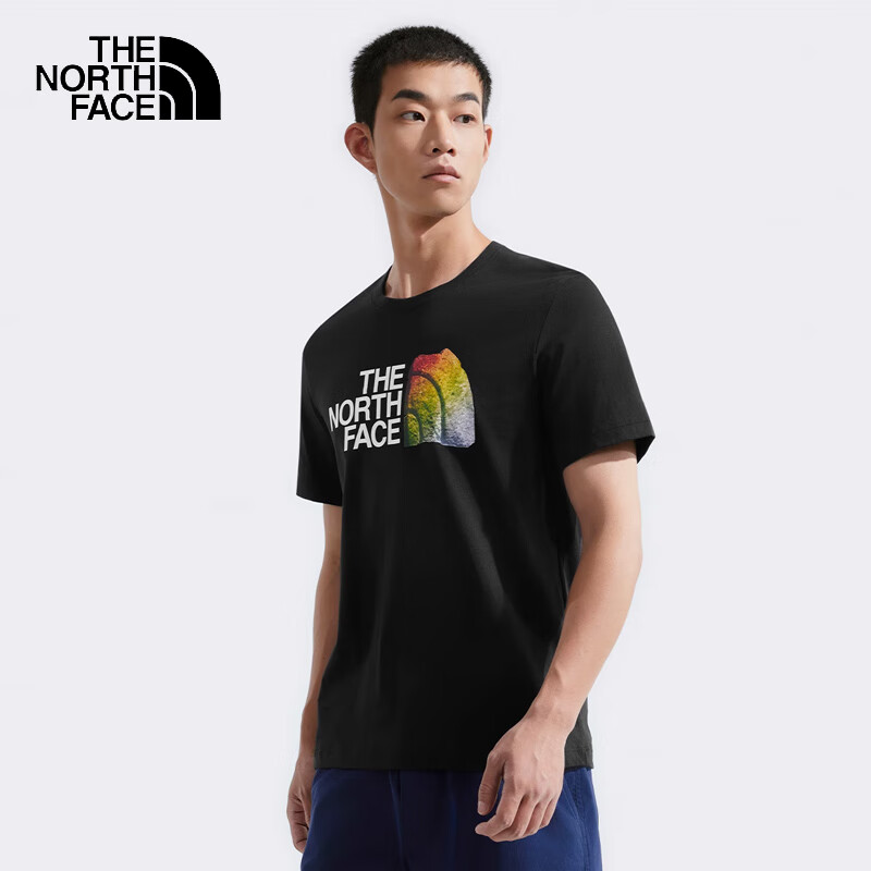 The North Face Men's Outdoor Comfortable and Stylish Printed Short Sleeve T-shir...