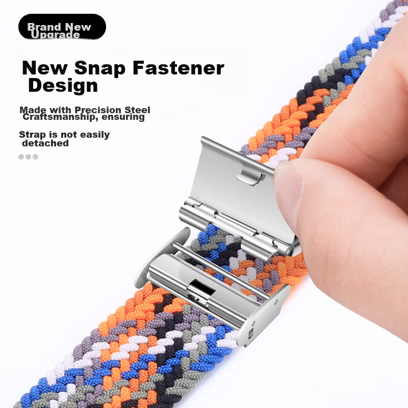 BHO Suitable for Apple Watch Band, Apple Watch S10/ultra2/s9/se Nylon Braided Lo...