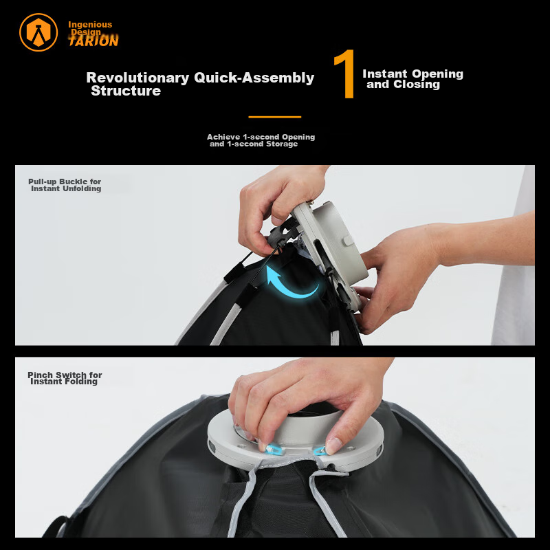 TARION Tulinglong Parabolic Softbox, Live Streaming Photography Video Fill Light...