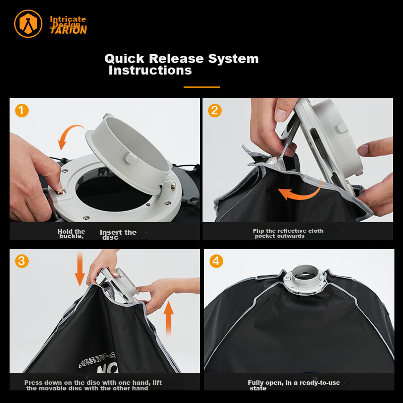 TARION Tulinglong Parabolic Softbox, Live Streaming Photography Video Fill Light...