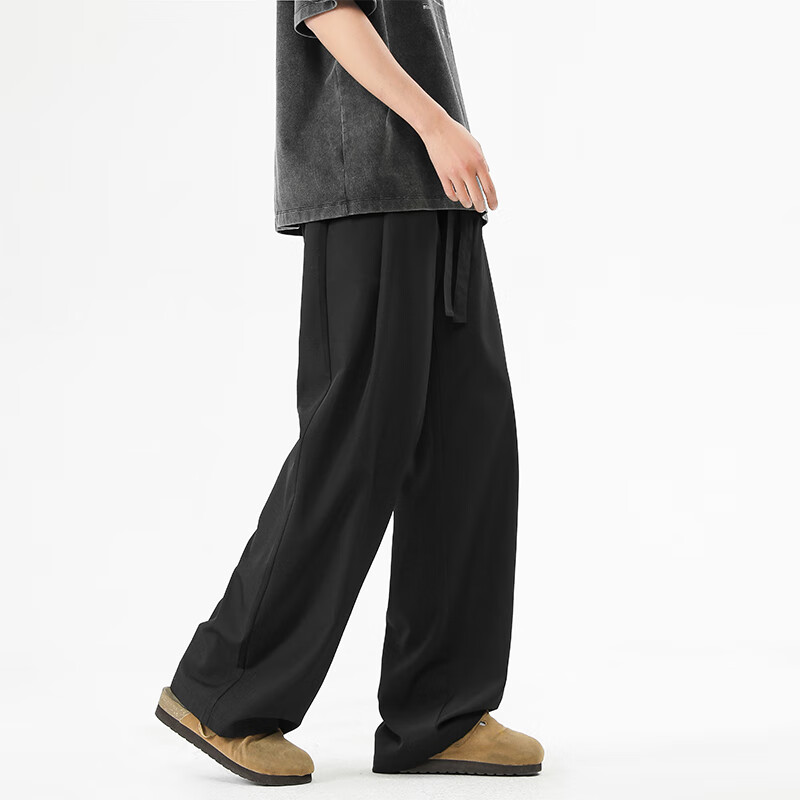 NASA GISS Official Brand Men's Casual Pants Hong Kong Style Loose-Fit Versatile...