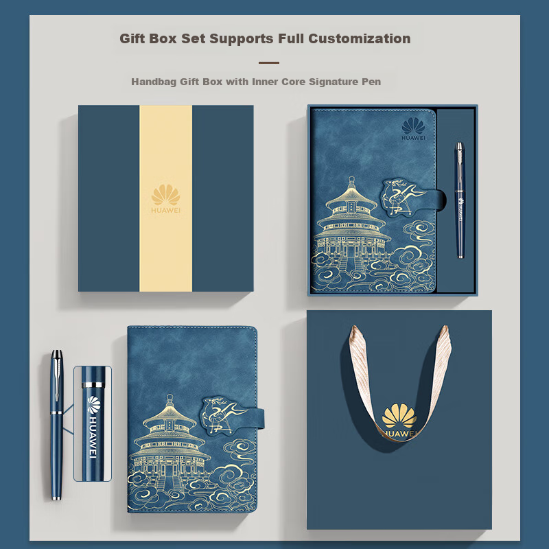 Ujia National Trend Notebook Gift Box Set, Forbidden City Chinese Style Creative...