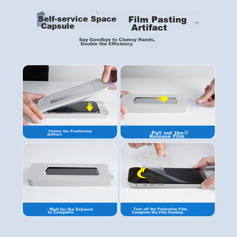 BLUEO Blue Gorilla Tempered Glass Screen Protector for IPhone 16 Pro Max, High D...