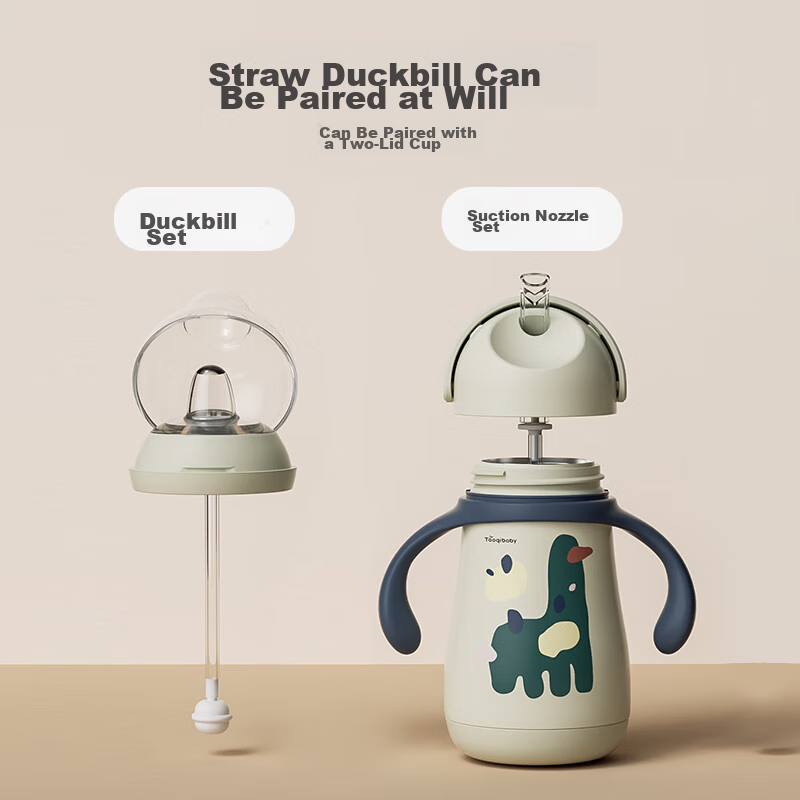 Taoqibaby Baby Insulated Cup with Straw, Bottle, Water Cup for Infants, Training...