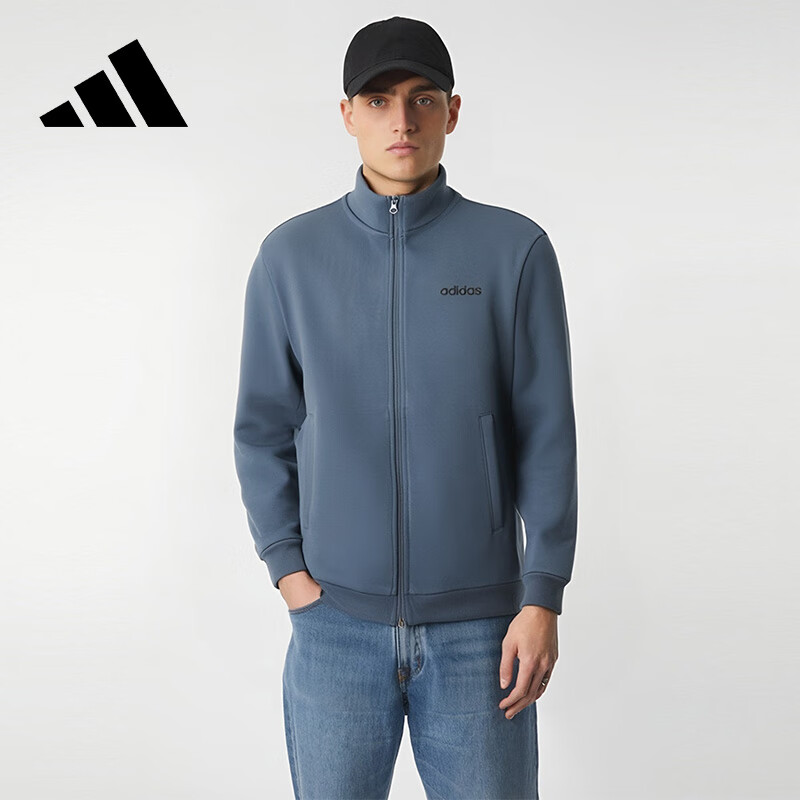 Adidas Zipper Multi-color Casual Fashion Windproof Comfortable Jacket Men's M Si...