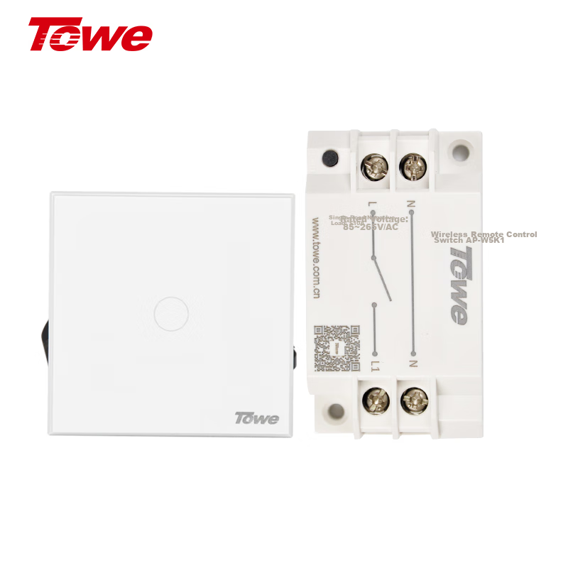 TOWE Wireless Single-Control Switch, No Wiring Required, Adhesive Remote Control...