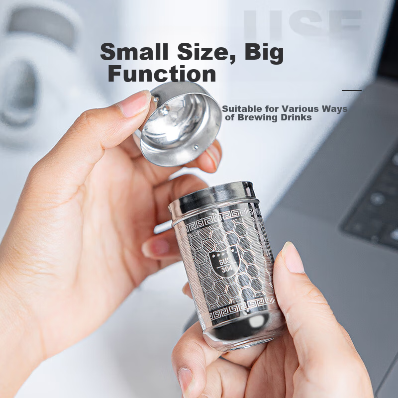 REVOMAX Ruihu-304 Stainless Steel Tea Canister