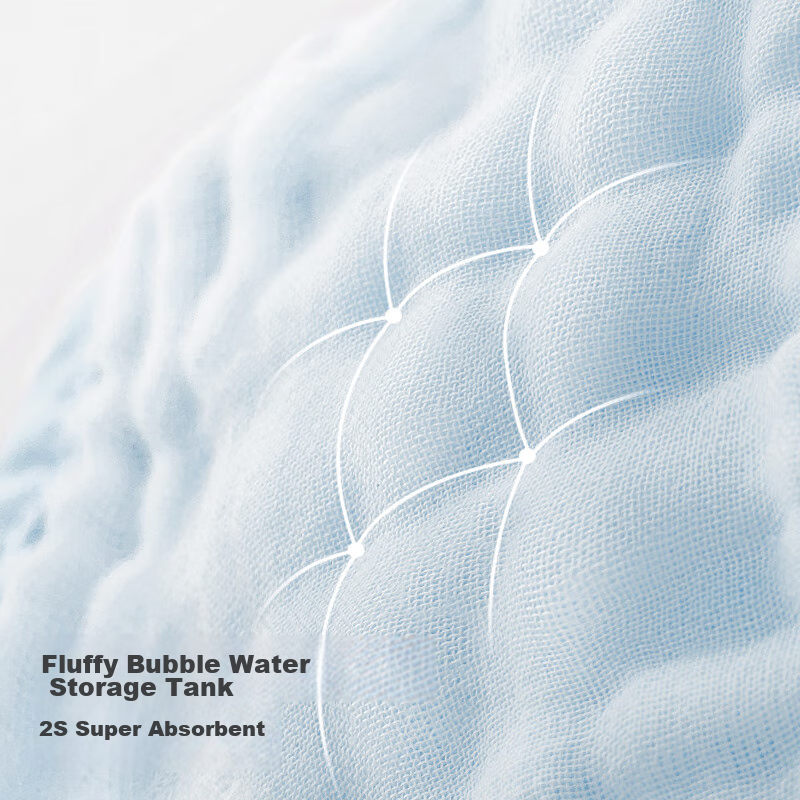 Babycare Pure Cotton Six-Layer Gauze Square Towel, Stretch Size 30*30CM, Hawoy S...