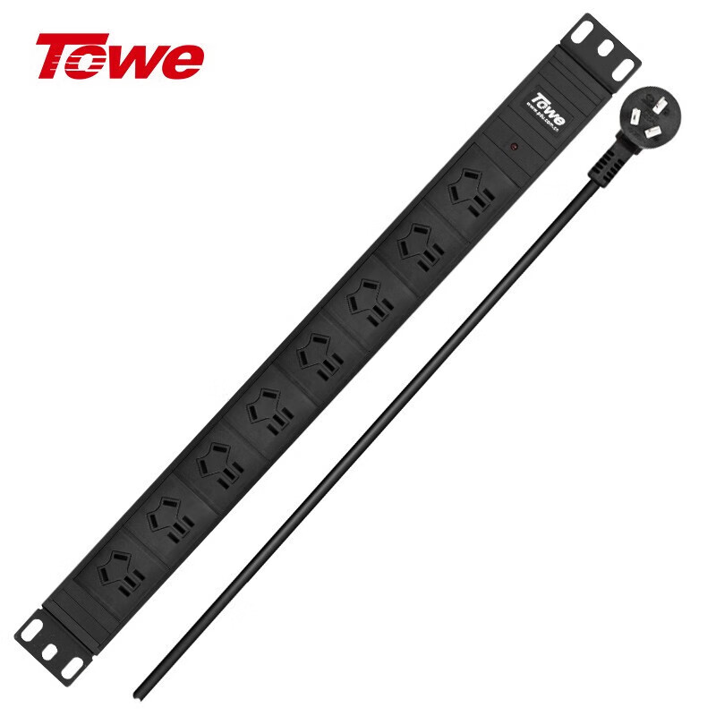 TOWE PDU Cabinet Socket Power Engineering Industrial Power Strip 10A 3m with Ind...