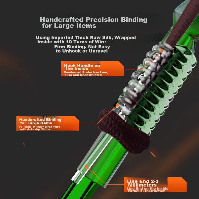 Simago Large Bait Hook with Double Hooks for Grass Carp And Bighead Carp, Iseni...