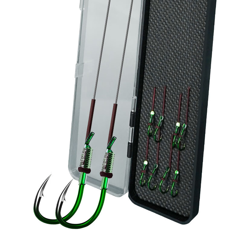 Simago Large Bait Hook with Double Hooks for Grass Carp And Bighead Carp, Iseni...