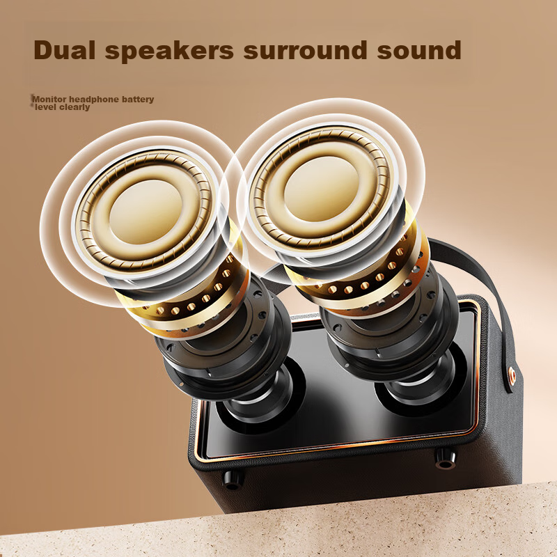 SADA K18 Outdoor Bluetooth Speaker, High-Power Portable Handheld, for Square Dan...