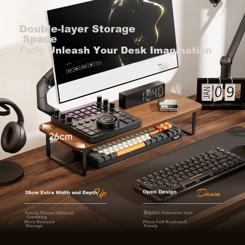 Brateck North Arc Monitor Stand Computer Stand Monitor Bracket Desktop Computer...