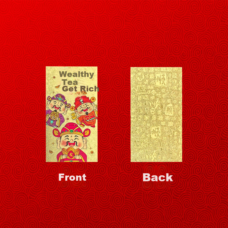 Smorss "Get Rich Quick" Five Wealth Gods Wealth Card Mobile Sticker Daily Income...