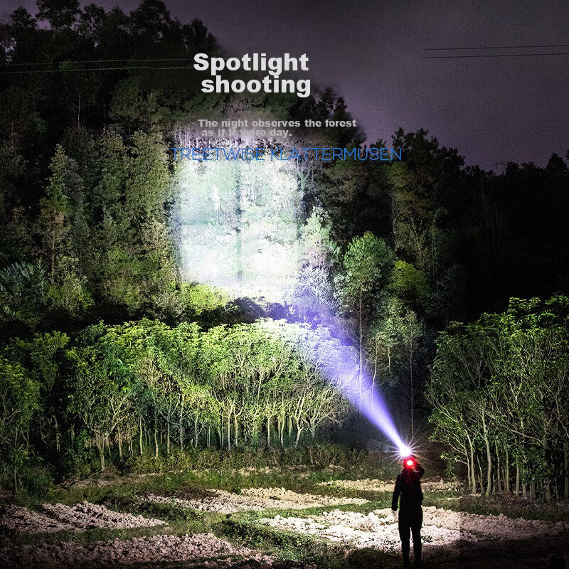 SMILING SHARK 808 P100 Headlamp, High Brightness, Outdoor Night Fishing, Fishing...