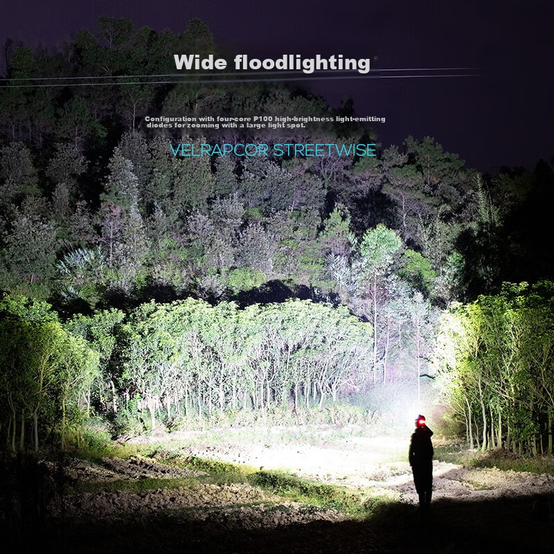 SMILING SHARK 808 P100 Headlamp, High Brightness, Outdoor Night Fishing, Fishing...