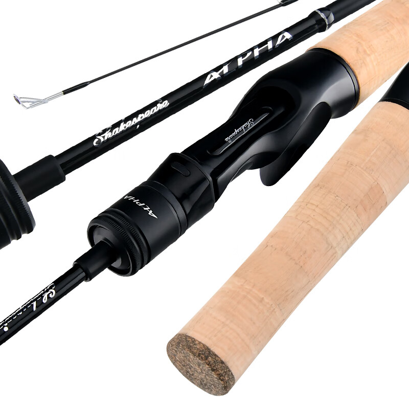 SHAKESPEARE Micro Lure Rod, Single Rod, Carbon Fiber, Small Lure Fishing Rod, So...
