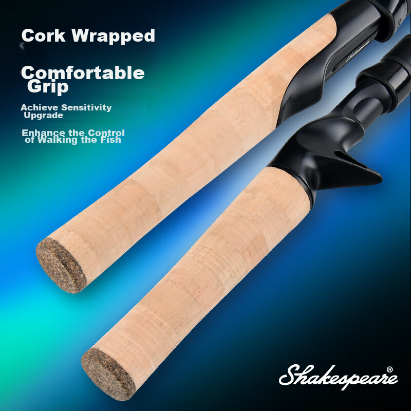 SHAKESPEARE Micro Fishing Rod, Single Rod, Carbon Fiber, Small Fishing Rod, Soli...