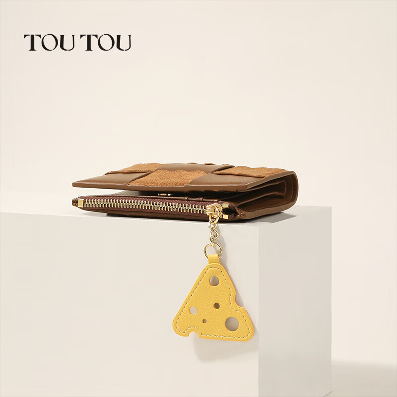 Toutou Women's Handbag 2025 Short Wallet with Multiple Card Slots, Coin Purse, L...