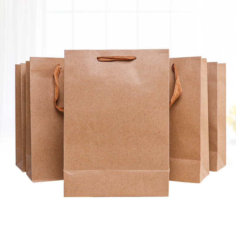 TaTanice Kraft Paper Gift Bags, Storage Bags, Handbags, Gift Bags, File Manageme...