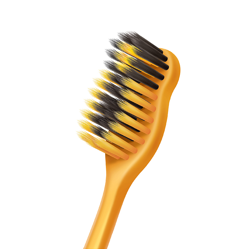 DARLIE (Formerly Black Man) Charcoal Gold Shining Soft Bristle Toothbrush, Deep...