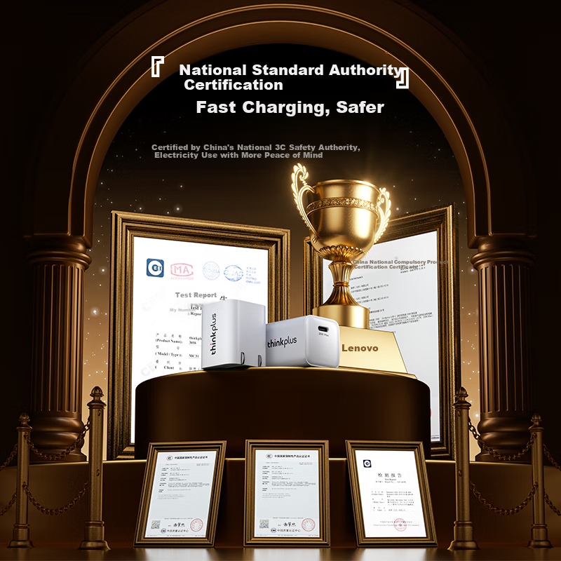 ThinkPlus Lenovo 30W GaN Apple Charger iPhone 16 Charger Head ThinkPad Lipstick...