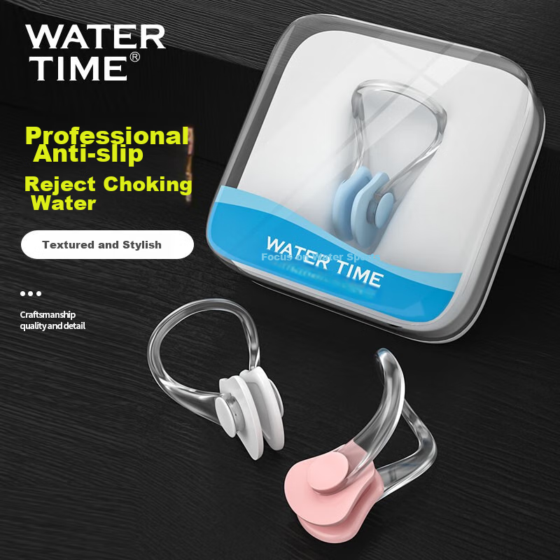 WATERTIME/Shuichuan Swimming Nose Clip for Adults, Waterproof Professional Child...