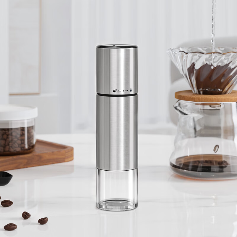 CLITON Electric Coffee Grinder, Hand-Cranked Coffee Bean Grinder, Portable Pour-...
