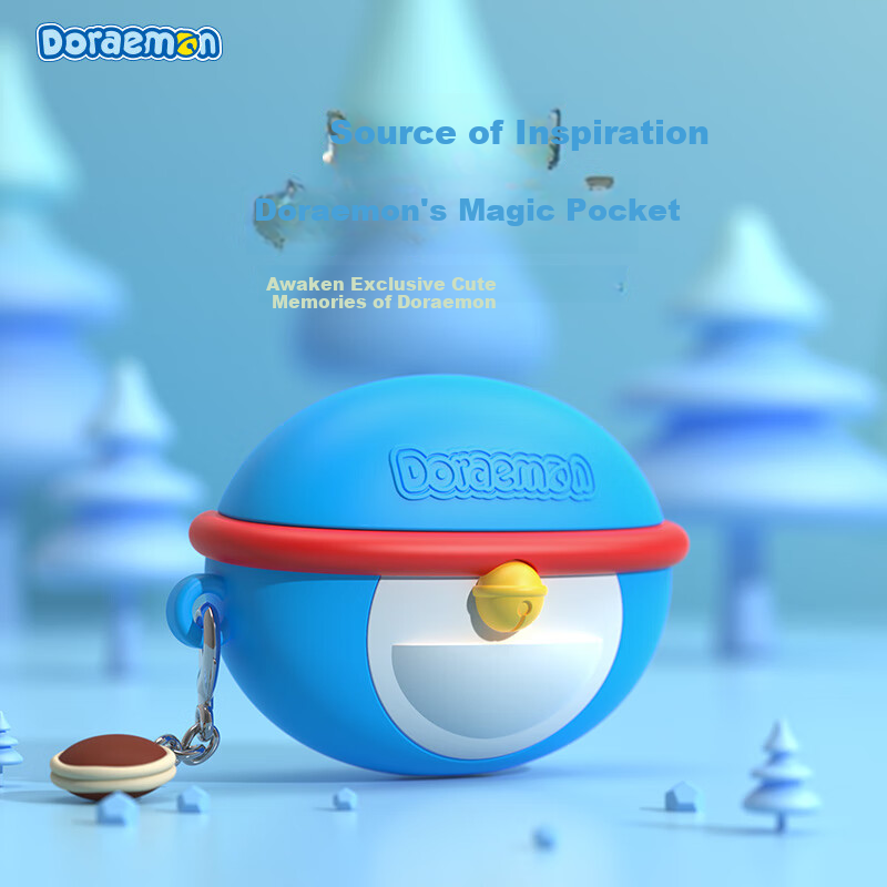 ROCK Doraemon Compatible with Huawei FreeBuds 6i Protective Case, HUAWEI Earphon...