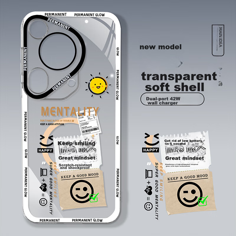 XP Compatible Huawei Pura70Ultra Phone Case, Full Lens Protection, P70Ultra Tran...