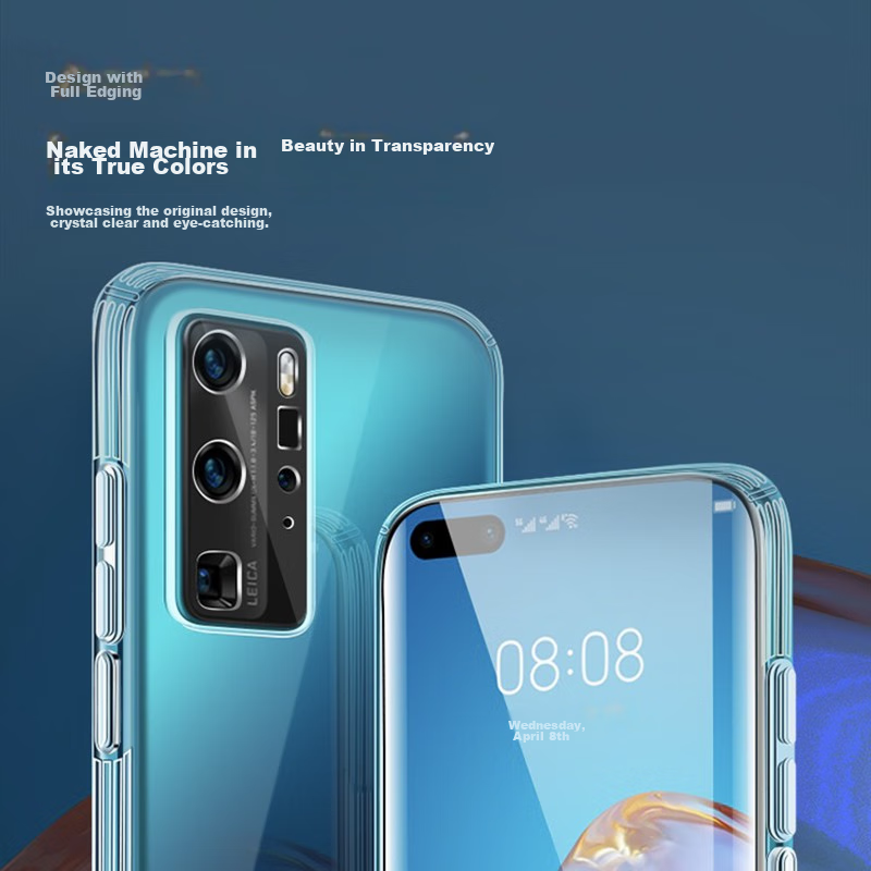 Snowkids Huawei P30 Phone Case, Huawei Transparent Case, TPU Shockproof Soft She...