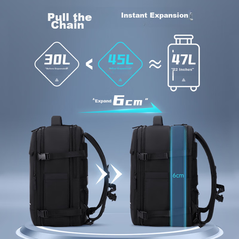 VICTORIATOURIST Backpack, Travel Bag for Men, Large Capacity Expandable Shoulder...