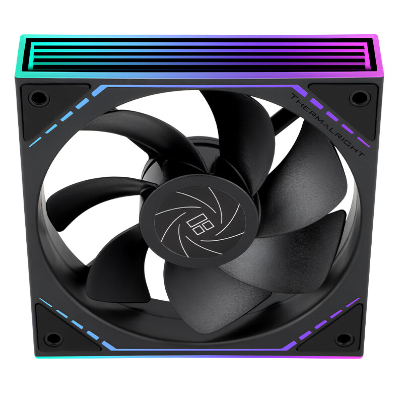 Thermalright TL-M12R 12CM Fan 1500 RPM PWM S-FDB Bearing Rainbow Infinite Mirror...