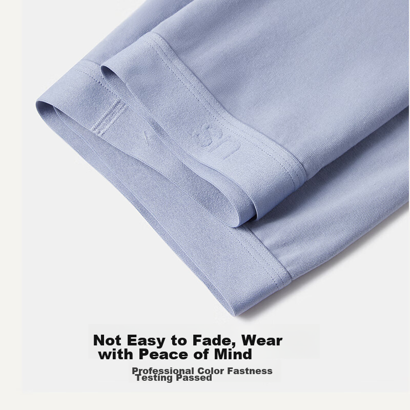 Ubras [Pure Cotton] Breathable Mesh Men's Underwear, Mid-Rise Boxer Briefs, 3-Pa...