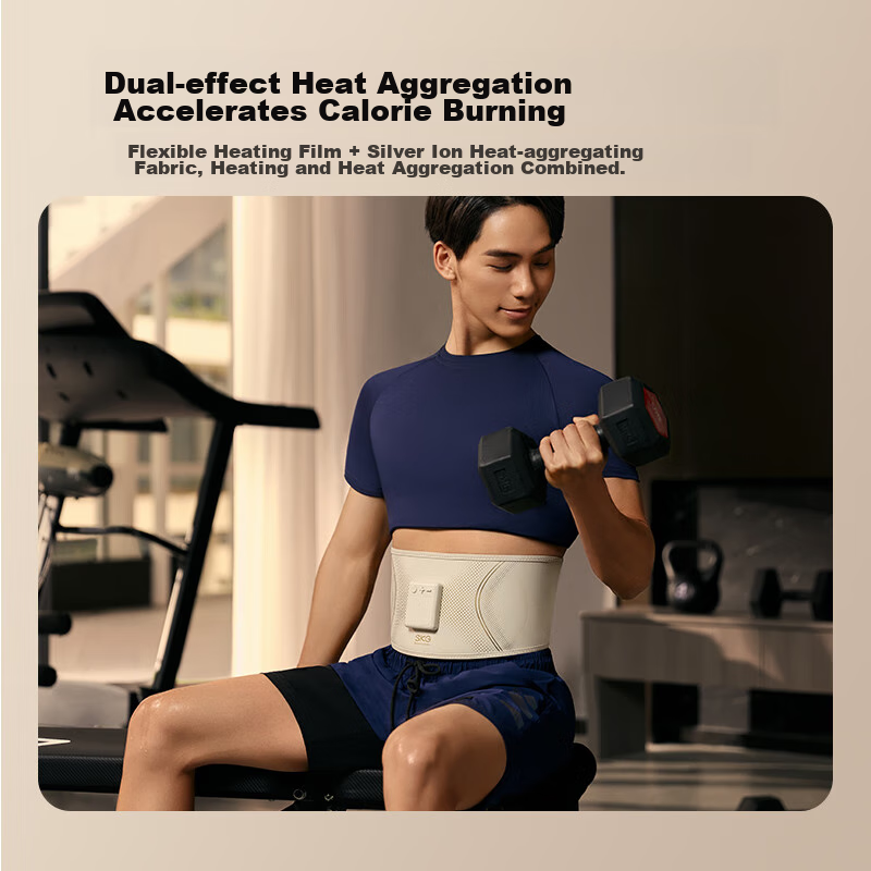 SKG Fat-Burning Machine, Waist Massager, EMS Fitness Device, Travel Equipment, O...