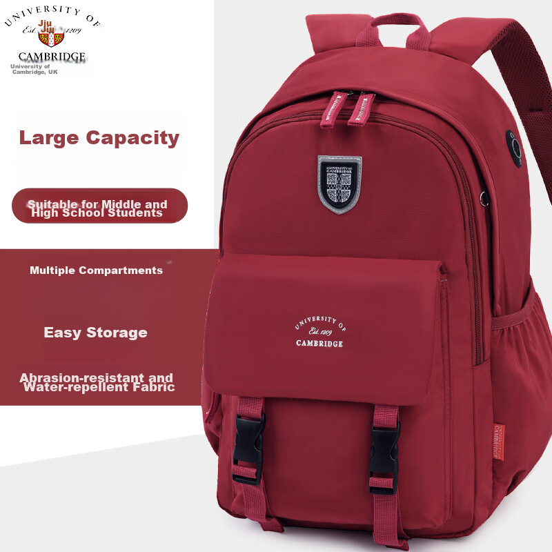 UNIVERSITY OF CAMBRIDGE Backpack for Female Students, Middle School And High Sch...