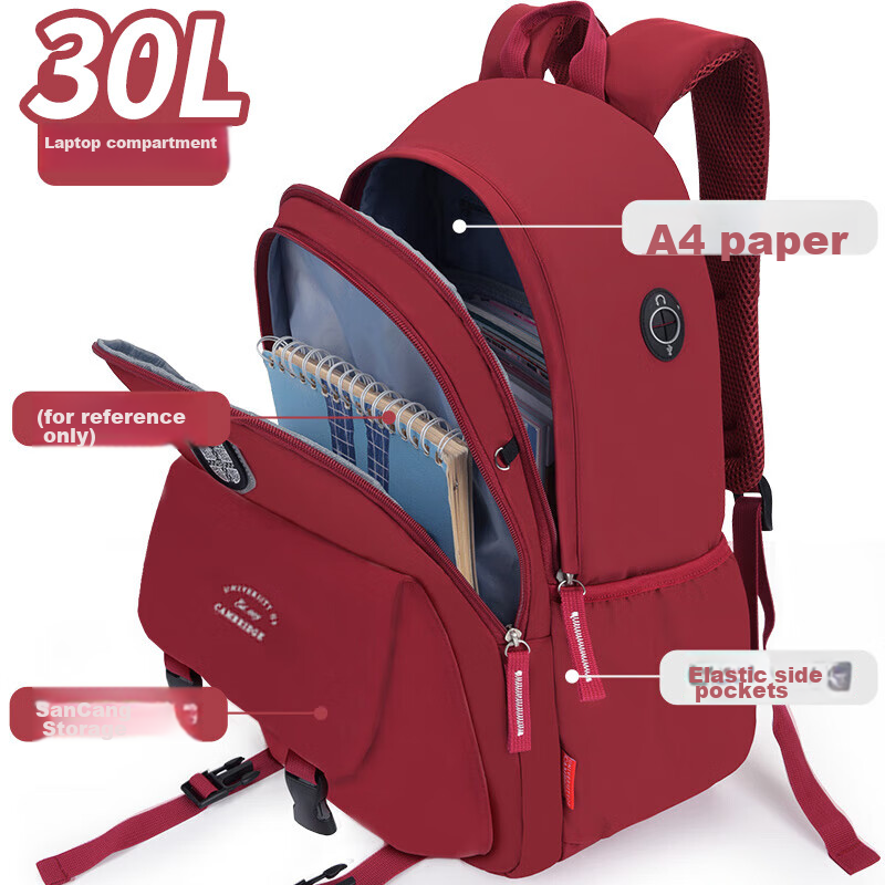 UNIVERSITY OF CAMBRIDGE Backpack for Female Students, Middle School And High Sch...