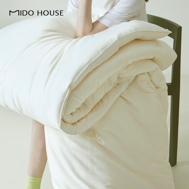 MIDO HOUSE Mingdu 60% Pure Cotton 50% Soybean Fiber All-Season Comforter, Spring...