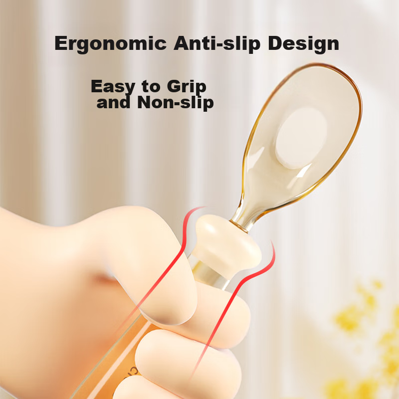 COOKSS Baby Spoon, Infant Yuanbao Spoon, Complementary Food Spoon, PPSU Material...