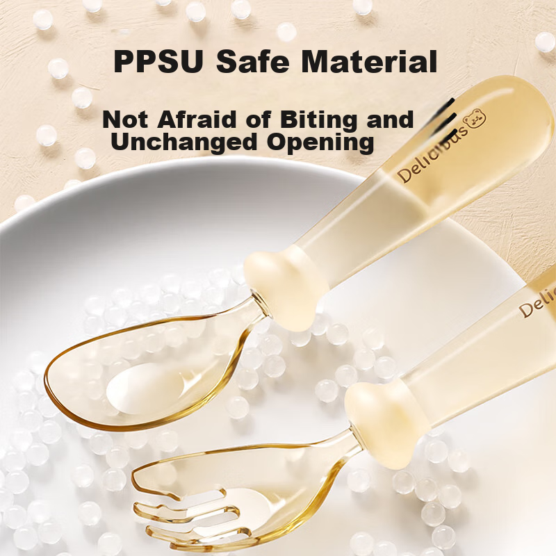 COOKSS Baby Spoon, Infant Yuanbao Spoon, Complementary Food Spoon, PPSU Material...