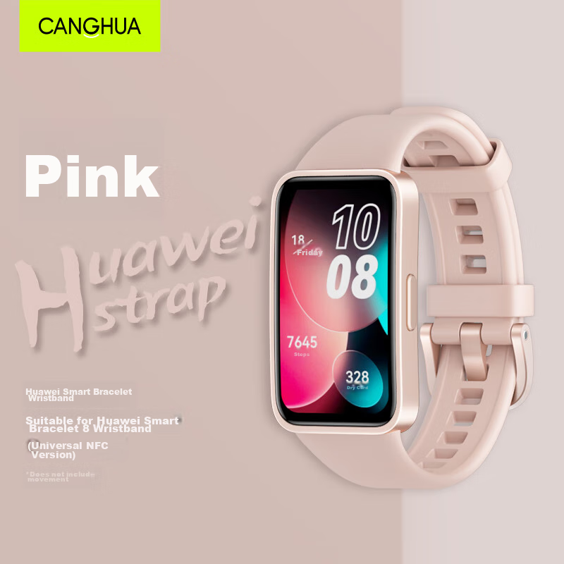 CangHua Compatible with Huawei Band 8 Strap, Replaceable Silicone Band for 8th G...