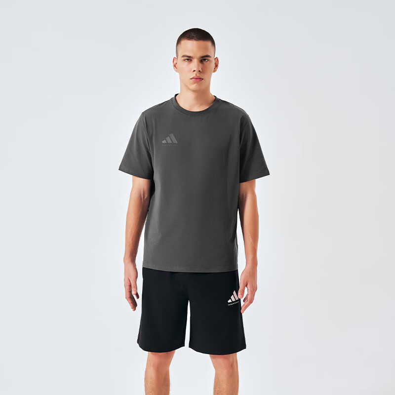 Adidas Men's Summer Sports Breathable Lightweight Loose-Fit Cotton Short Sleeve...