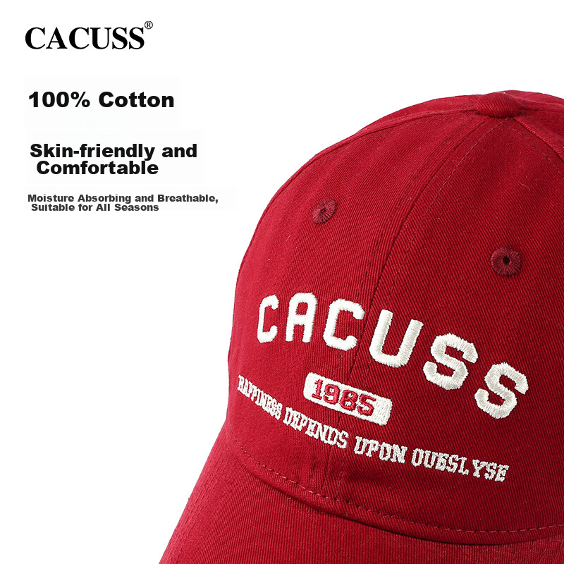 CACUSS Baseball Cap for Women, Spring And Summer Large Head Circumference Soft T...