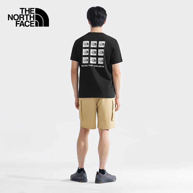 The North Face Short Sleeve T-shirt for Couples Outdoor Comfortable and Breathab...