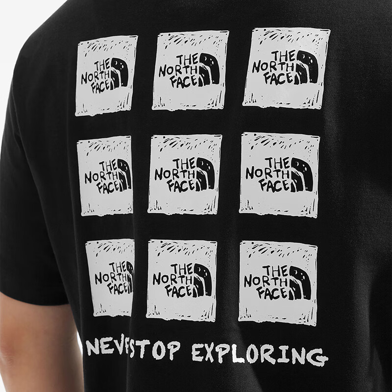 The North Face Short Sleeve T-shirt for Couples Outdoor Comfortable and Breathab...