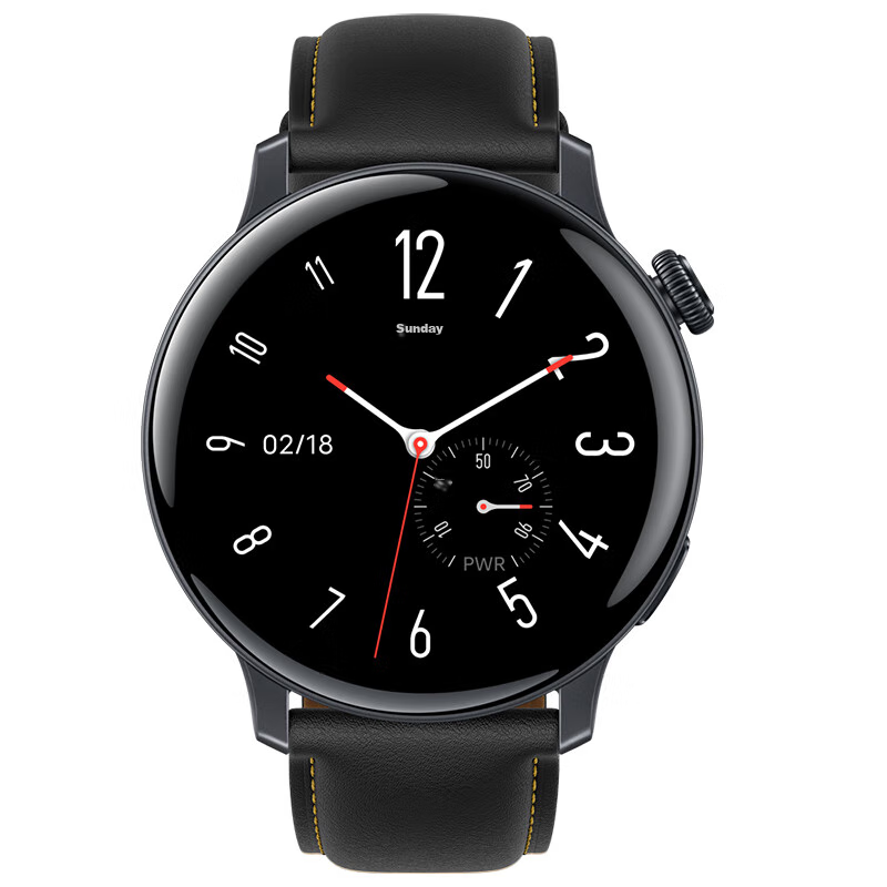 Vivo IQOO WATCH E-SIM Genuine Leather Edition, Star Track Black AIGC Smart Watch...
