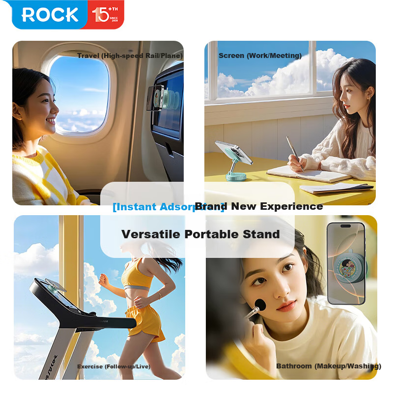 ROCK Crayon Shin-chan Vacuum Adsorption Magnetic Car Phone Holder Car Navigation...