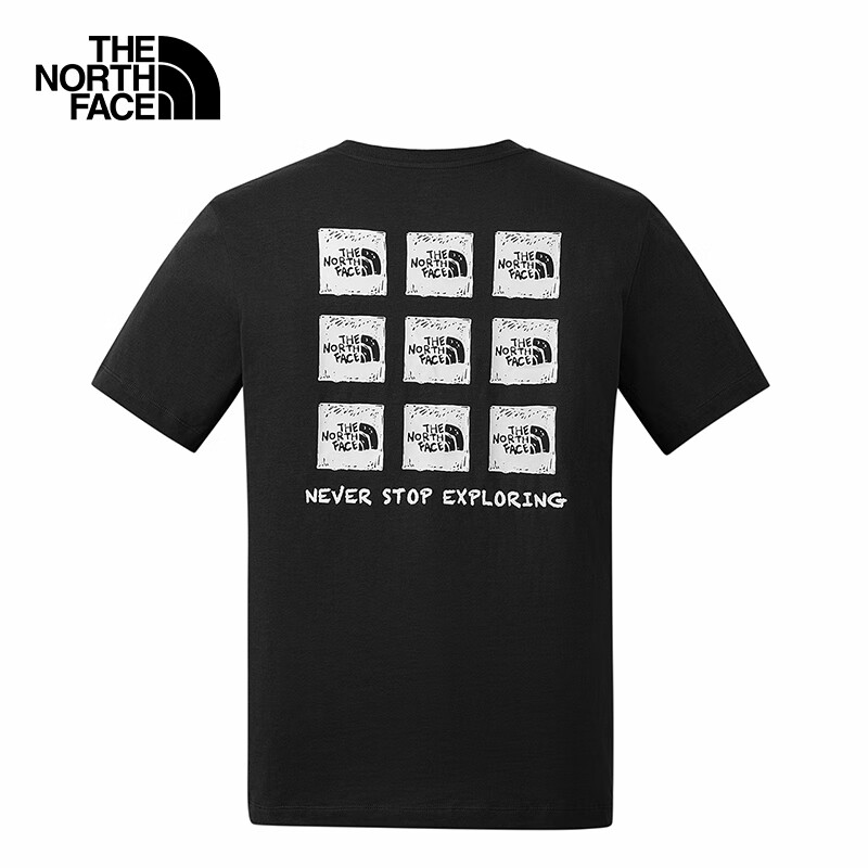 The North Face Short Sleeve T-shirt for Couples Outdoor Comfortable and Breathab...