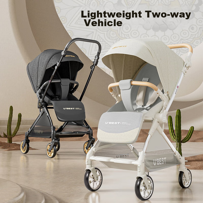 U'BEST Stroller, UK Double-Directional Reclining And Sitting High Landscape Stro...