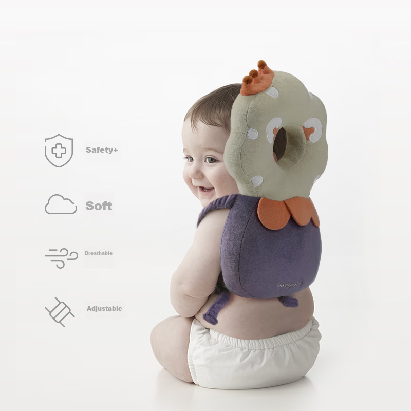 Babycare Anti-Fall Pillow, Head Protection Pad, Baby Anti-Fall Head Cushion, Tod...
